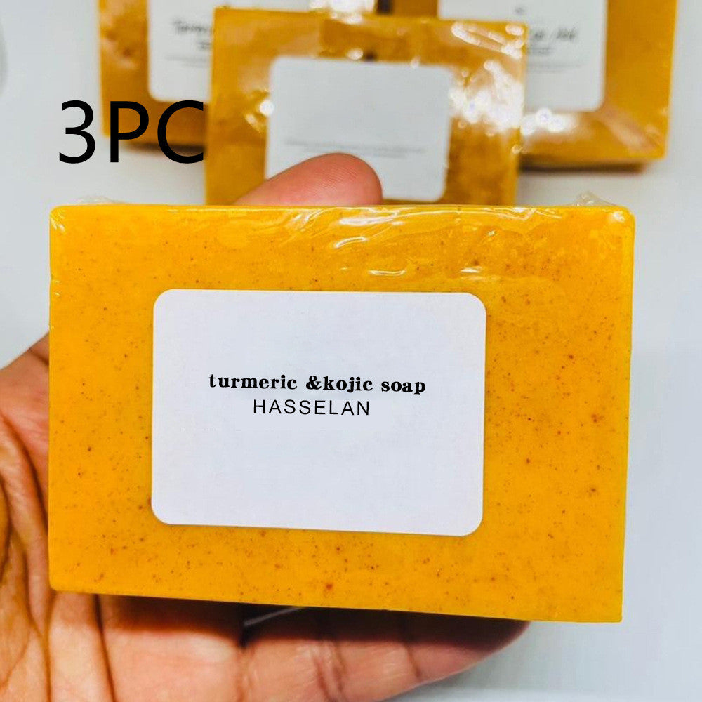 3 in 1 [Turmeric + Lemon + Kojic Acid] Handmade Soap