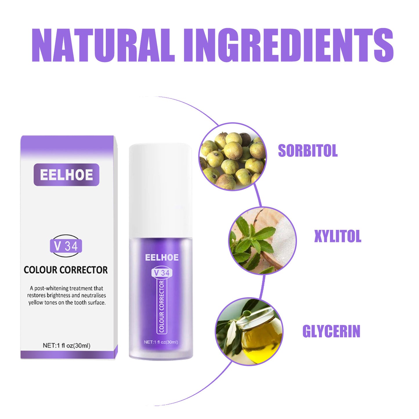 ✨Last Day Promotio🎁Purple Teeth Whitening Pro