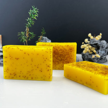 3 in 1 [Turmeric + Lemon + Kojic Acid] Handmade Soap