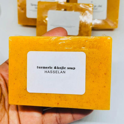 3 in 1 [Turmeric + Lemon + Kojic Acid] Handmade Soap