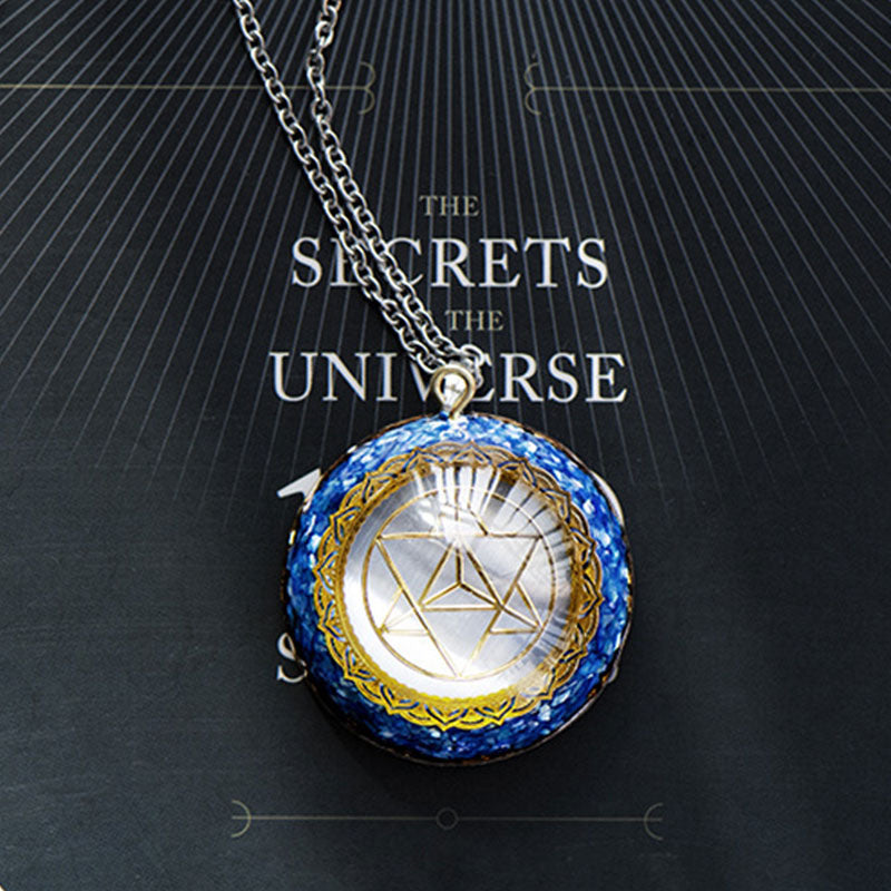 Resin Epoxy Crystal Round Pendant