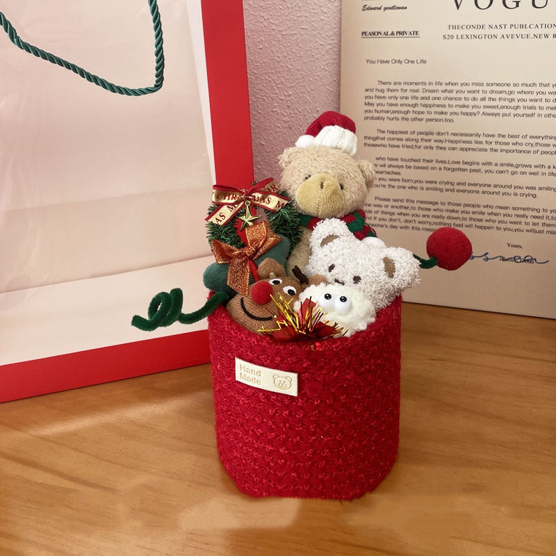 Christmas Doll Cartoon Doll Bouquet