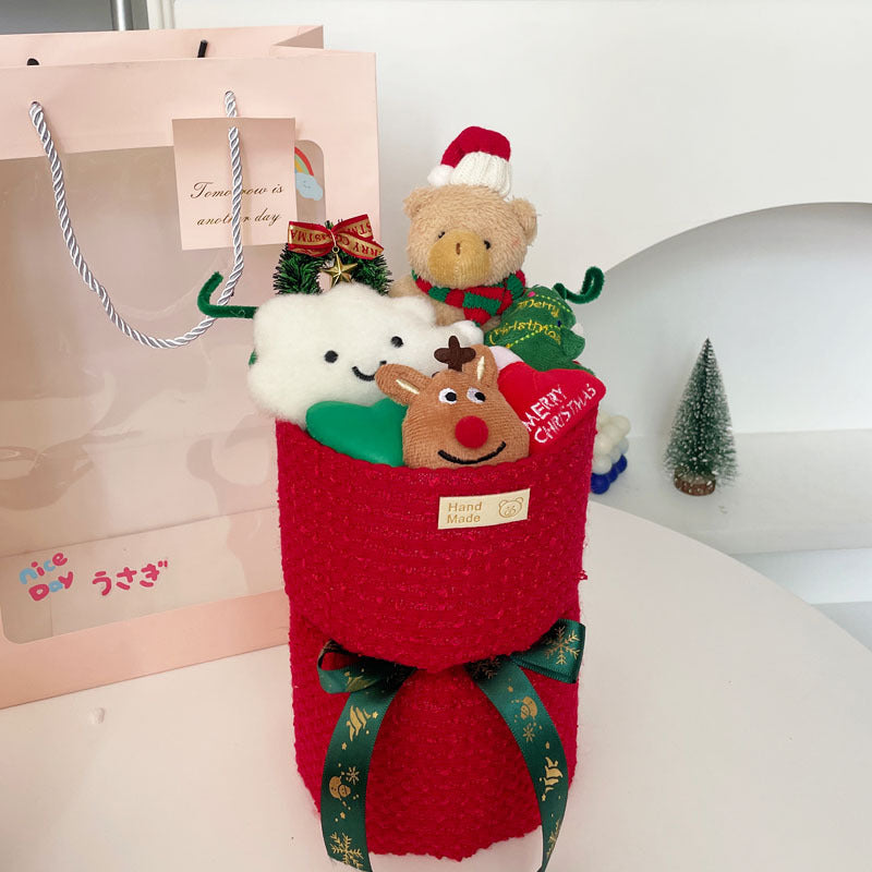 Christmas Doll Cartoon Doll Bouquet