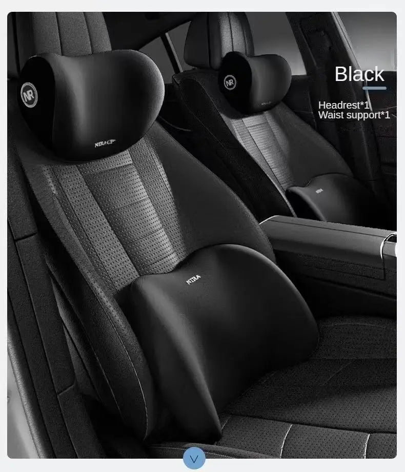 🎁Car Headrest And Lumbar Support