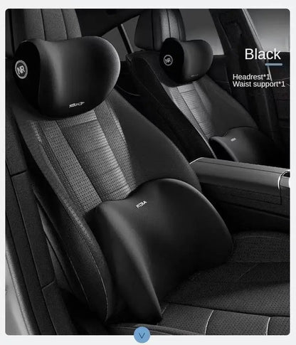 🎁Car Headrest And Lumbar Support