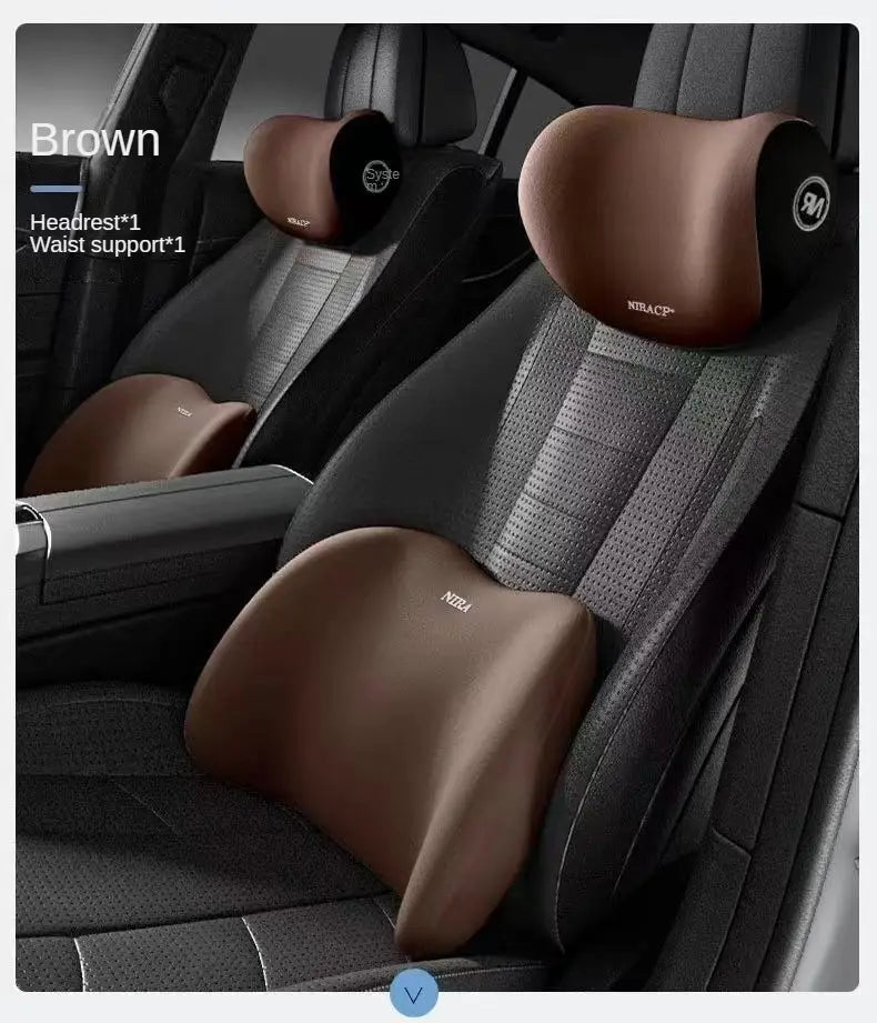 🎁Car Headrest And Lumbar Support